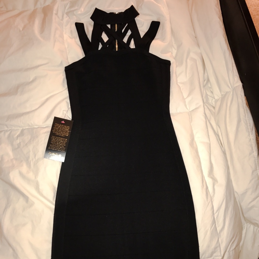 Bebe bodycon bandage dress
